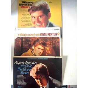 Wayne Newton Vinyl Record Trio: Showcases his Classic hits See Photos